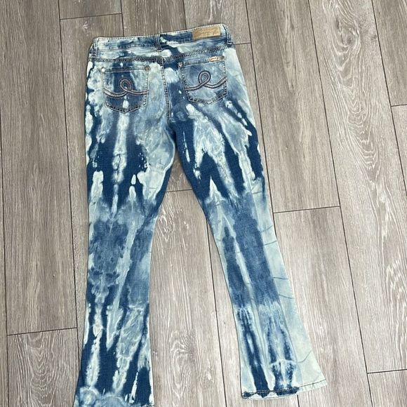 Seven Bleach Washed Rocker Slim Stretch Jeans - Picture 10 of 17